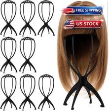 Plastic Wig Stand Hat Display Mannequin Head Stand for Styling Drying Display