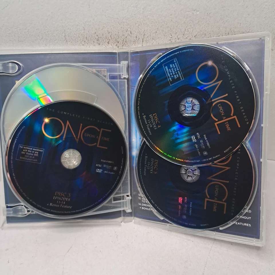 Once Upon A Time Dvd Complete Season 1 Region 1 Vgc (3) - Image 4 of 4