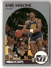 1990-91 HOOPS #292 KARL MALONE UTAH JAZZ