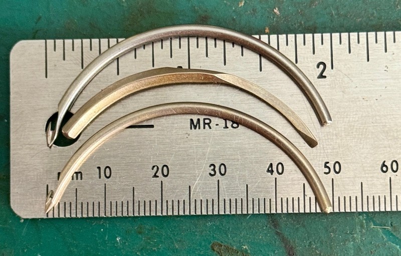 Landis 12 - Set of two Curved Needles And one Awl 