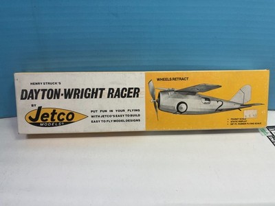 JETCO MODELS KIT PS-1 DAYTON WRIGHT RACER BALSA PLANE MODEL CO