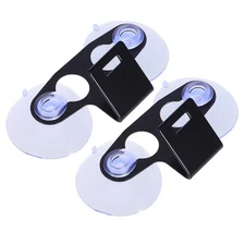  2 Pcs Car Radar Bracket Interior Holder Automotive Windshield Suction Cups