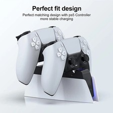 Ps5 Type-c Dualsense Charging Station- Dual Dock Charger for Wireless Controller