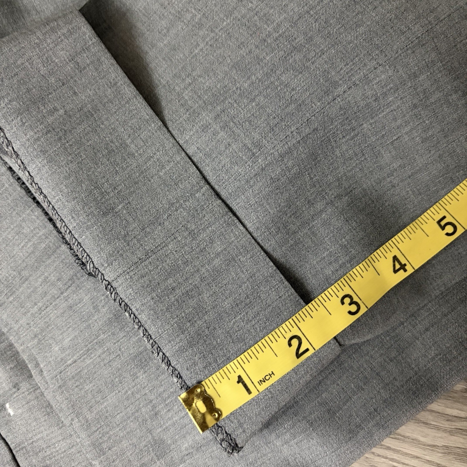 Hugo Boss Men's "Genesis2" Slim Fit  Gray  100% Wool Dress Pants Slacks 34x29 thumbnail 16