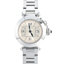 CARTIER Cartier W3140007 Silver Case Size 27mm Ladies Used Watch #101127