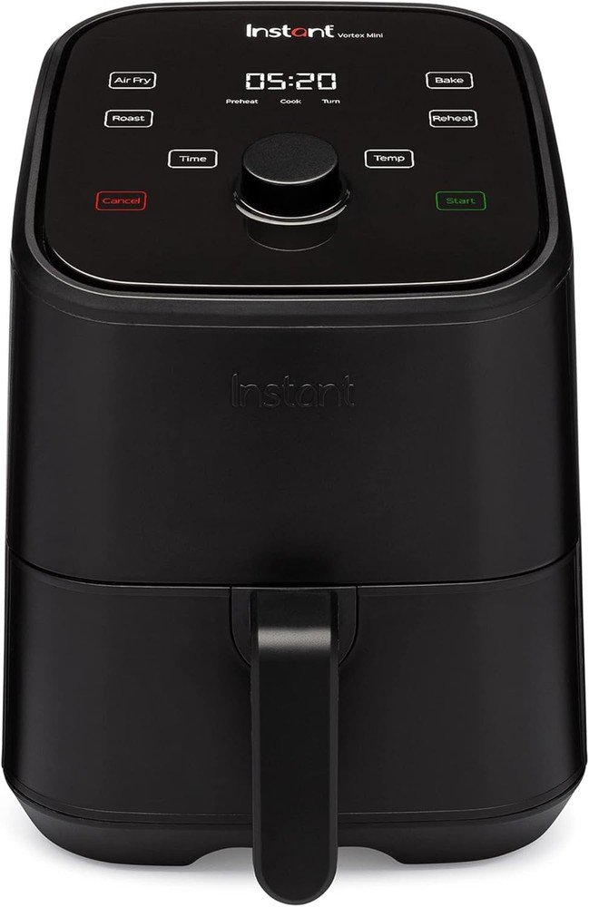 Instant Pot Vortex 2QT Mini Air Fryer,Small fryer that 2QT, Black