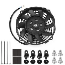 7in Universal Electric Slim Push Pull Radiator Cooling Fan 12v 80w Mount Kits 7in Universal Electric Slim Push Pull Radiator Cooling Fan 12v 80w Mount Kits