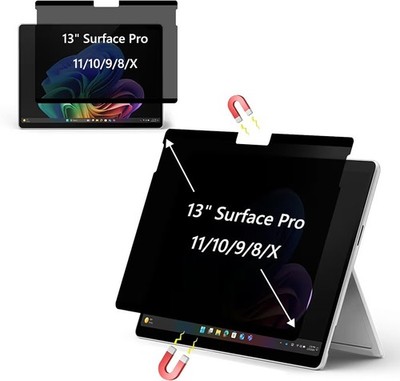 Magnetic Removable Privacy Screen/Anti Glare for Surface Pro 11/10/9/8/X - 13''
