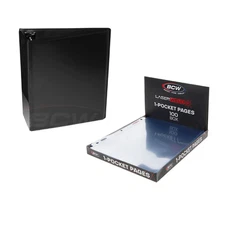BCW LaserWeld 1-Pocket Document Pages 100ct Acid-Free Letter Size Protection