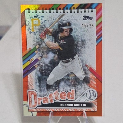 2025 Topps Pro Debut - Drafted Konnor Griffin #DF-17 Orange Foil /25 Pirates