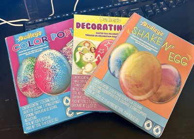 Dudley s EASTER EGG COLORING KITS~LOT OF *3* NEW SEALED
