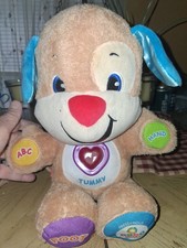 Fisher-Price Laugh Learn Smart Stages Puppy Plush, Buttons, 2017 DLK50