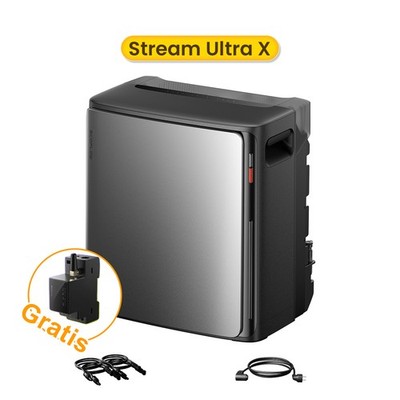 ECOFLOW STREAM Ultra X 3,84 kWh Solarpeicher All-in-One Akku mit Smart Meter