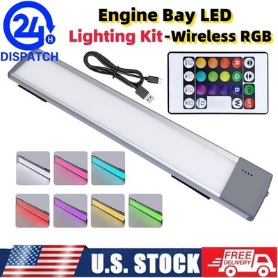 Engine Bay LED Lighting Kit-Wireless RGB For C8 Corvette Stingray / Z06 / E-Ray 