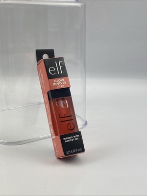 ELF Make-up GLOW REVIVER LIP OIL SHINY GLOSS Aprikosenöl infundiert - Korallenfixierung