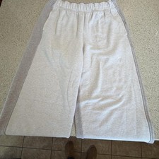 Athleta Women's Grey and Cream Trousers