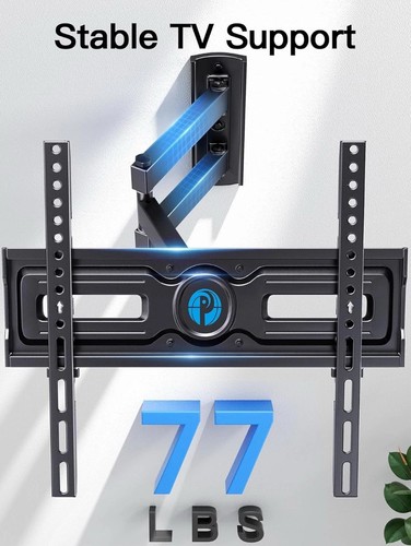 Pipishell PIMF9 Full Motion TV Wall Mount for 26-60" Tvs, up to 77 Lbs, Open box - Picture 3 of 12