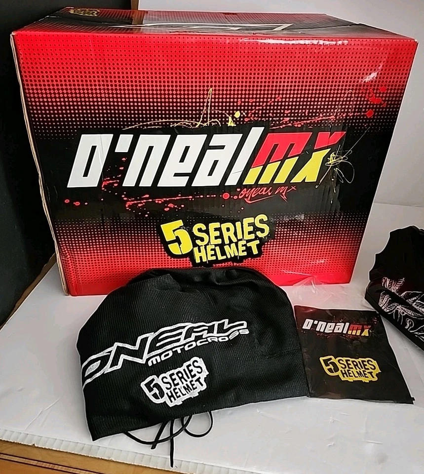 Casco O'Neal Serie 5 Azimut Off-Road Motocross MX Unicornio Rosa Púrpura Mediano Foto 2 de 4