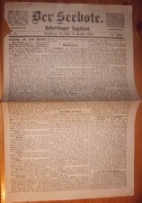 &Uuml;berlingen-Bodensee Seebote 11.2.1902 Zeitung Tageszeitung