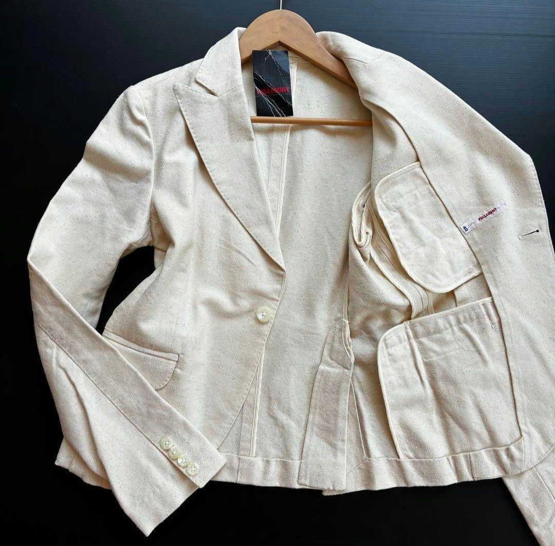 Ring Jacket FULLCOUNT White Tailored Jacket Cotto… - image 21