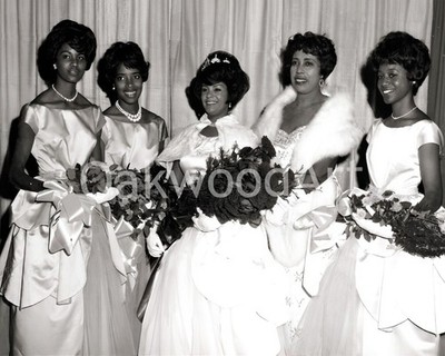 5 GLAMOROUS BLACK WOMEN c1960s, Vintage Photo Reprint