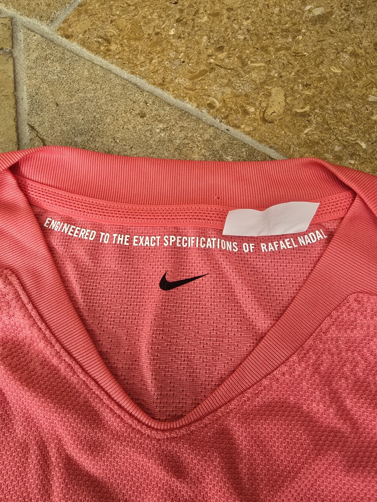 Nike Rafael Nadal Tennis Rafa US Open RARE Pink Shirt Size CUSTOM FD5407 629 image 7