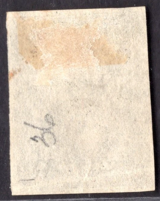 EE. UU. 1851 DOCE CENTAVOS WASHINGTON SCOTT #17 MÁRGENES CLAROS Y LUZ CANCELAR MUY BIEN Foto 2 de 2