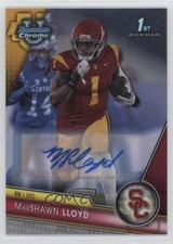 2023 Bowman U Chrome Chrome Prospect Auto Marshawn Lloyd #107 Auto 1o6w