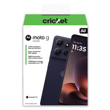 Motorola Moto G Power 2026 128GB, 8GB RAM Cricket Prepaid Blue - Brand New