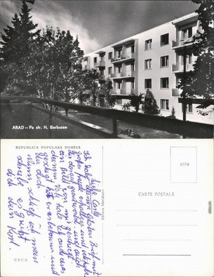 Ansichtskarte Arad (Rumänien) Arad (România) Pe str. H. Barbusse 1966