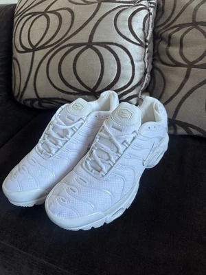 chaussure nike tn air max plus t.45 jamais porté blanche - Photo 1/4