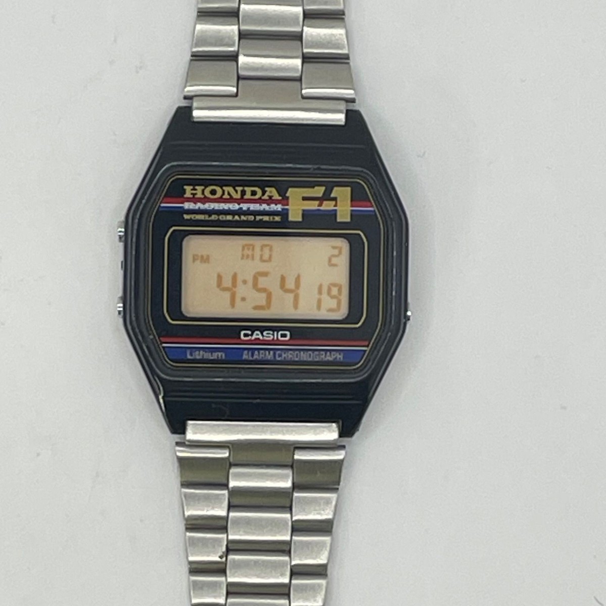 HONDA F-1時計　ウォッチ レーシングデジタル CASIO F-87 Honda F-1 Collaboration Digital Watch Vintage Limited