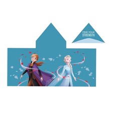 New Disney Frozen2 Anna Elsa Hooded Kids Bath Towel 100 Cotton 23x51 "
