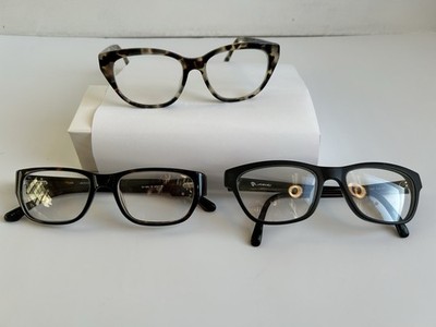 Eye Glass Frames Only Bundle of 3 Assorted Brands