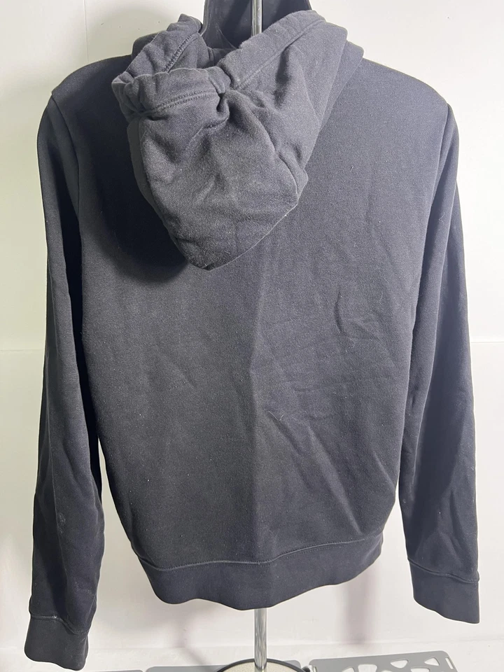 Nike Sudadera con Capucha Mujer XS Negro Pullover Swoosh Logo Canguro Bolsillo Foto 4 de 4