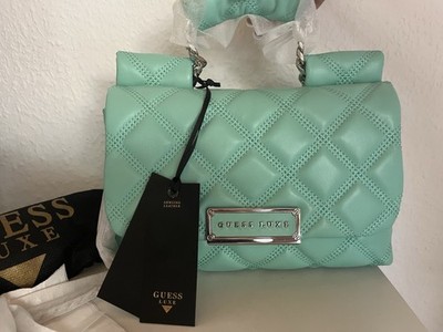 GUESS Luxe Mint Türkis Damen Handtasche  NEU Mit Etikett Tasche Umhängetasche