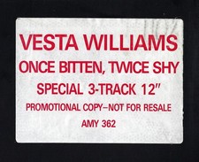 Vesta Williams - Once Bitten Twice Shy, 12