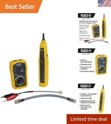 Battery-Powered 705 Wire Tracer Probe Kit for Effortless Wire Mapping & Testing