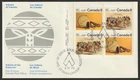 Canada #575a, Subarctic Indians, UL PB, Official First Day Cover, FDC 1975