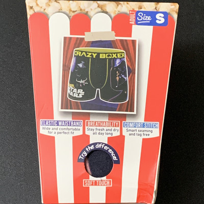 Crazy Boxer Lucas Film Star Wars Soft Touch Boxer Brief S(28-30) NEW
