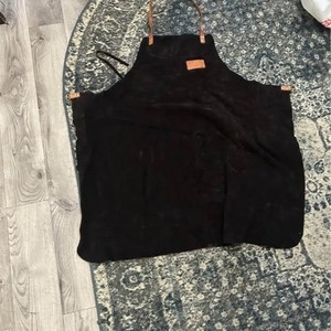 FRABO Black Leather Helper Apron for Decoy dog training in Excellent Condition