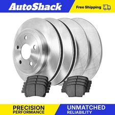 Front Rear Brake Rotors Ceramic Pads for Pontiac G6 2004-2012 Chevy Malibu