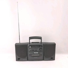 Panashiba Portatile Boombox AM FM Radio Lettore Cassette Altoparlanti Stereo