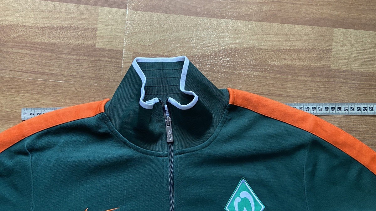 WERDER BREMEN 2013 2014 N98 AUTHENTIC JACKET NIKE sz L MEN GREEN