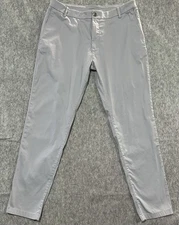 Birddogs Boom For your Boomstick Men's Gray Button Zip Casual Pants - Size 36x31