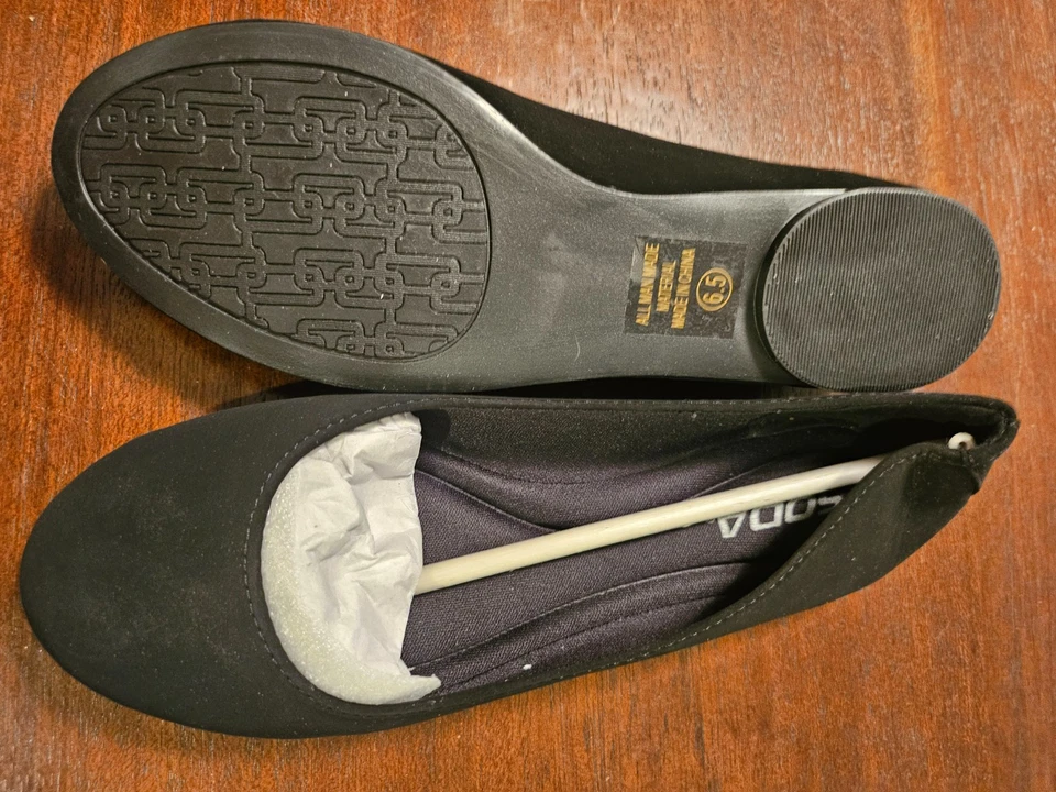Soda Women's Ballet Flats Black 6.5 - Image 4 of 4