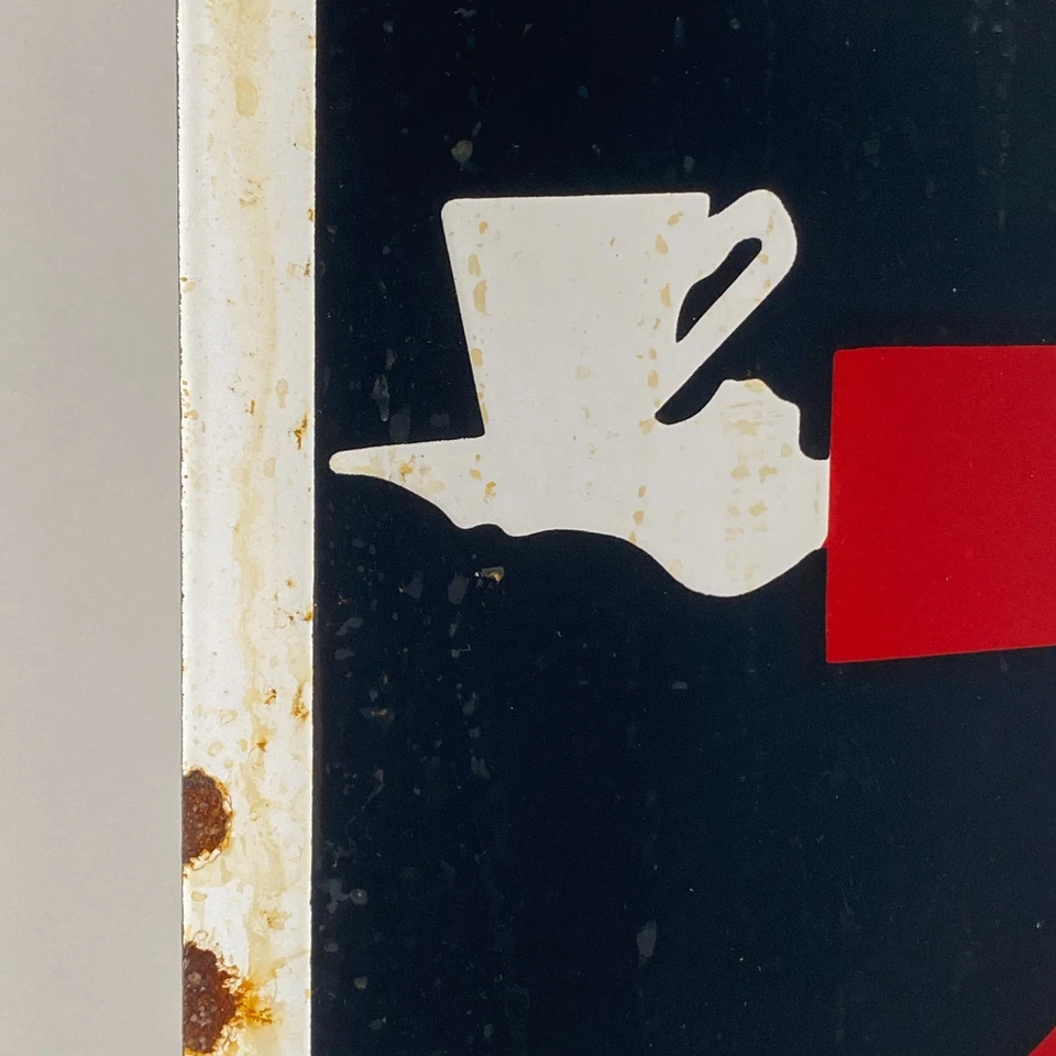 Kempinski Kaffee Enamel Sign - 60x40cm (23.6x15.7") - Nice Rare Old-Looking Sign - Image 3 of 4