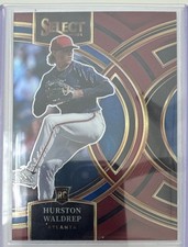 Panini Select Premier Hurston Waldrep Braves #83 Maroon Prizm /149 2024 MLB