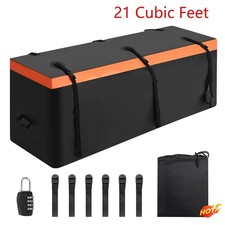 21 Cu.ft. Hitch Cargo Bag Travel Luggage Carrier Waterproof Universal With Lock 21 Cu.ft. Hitch Cargo Bag Travel Luggage Carrier Waterproof Universal With Lock