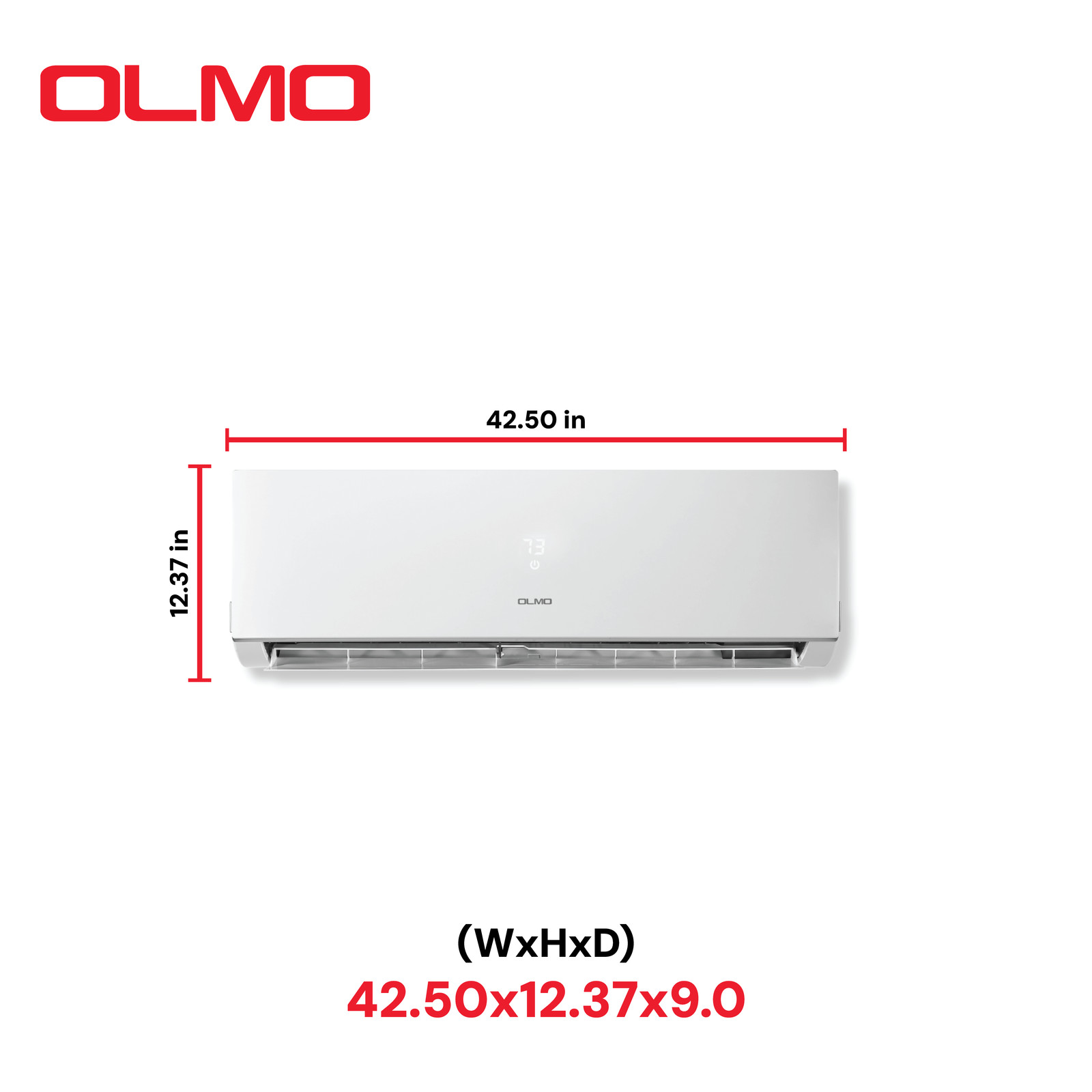 OLMO Sierra 18,000 BTU 230V 1.5 Ton Mini Split AC & Heat Pump 21 SEER 16ft Kit